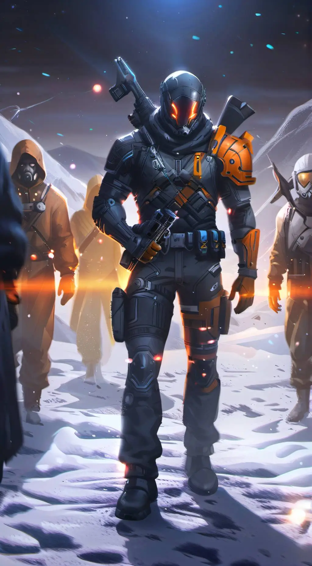 ai character: Squad Ice-pick background