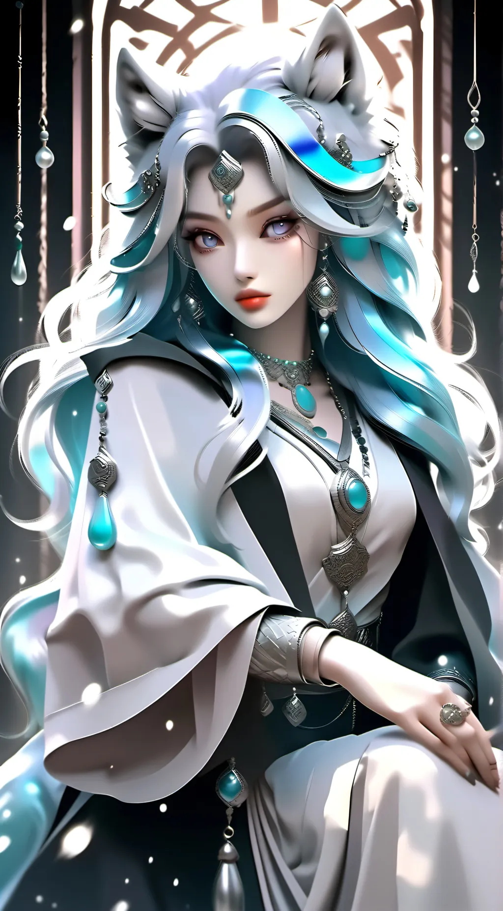 ai character: luna background