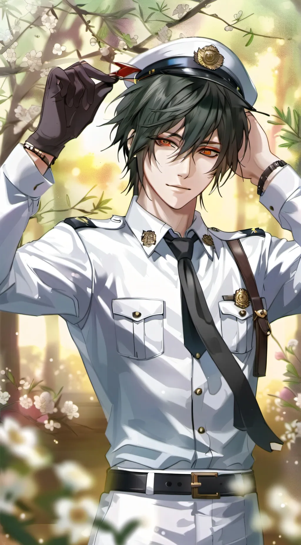 ai character: Officer Leo background