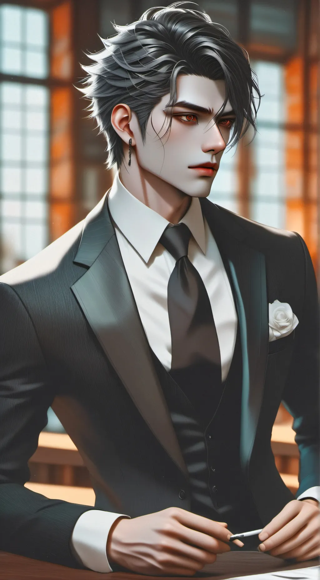 ai character: Carson Volkov. background