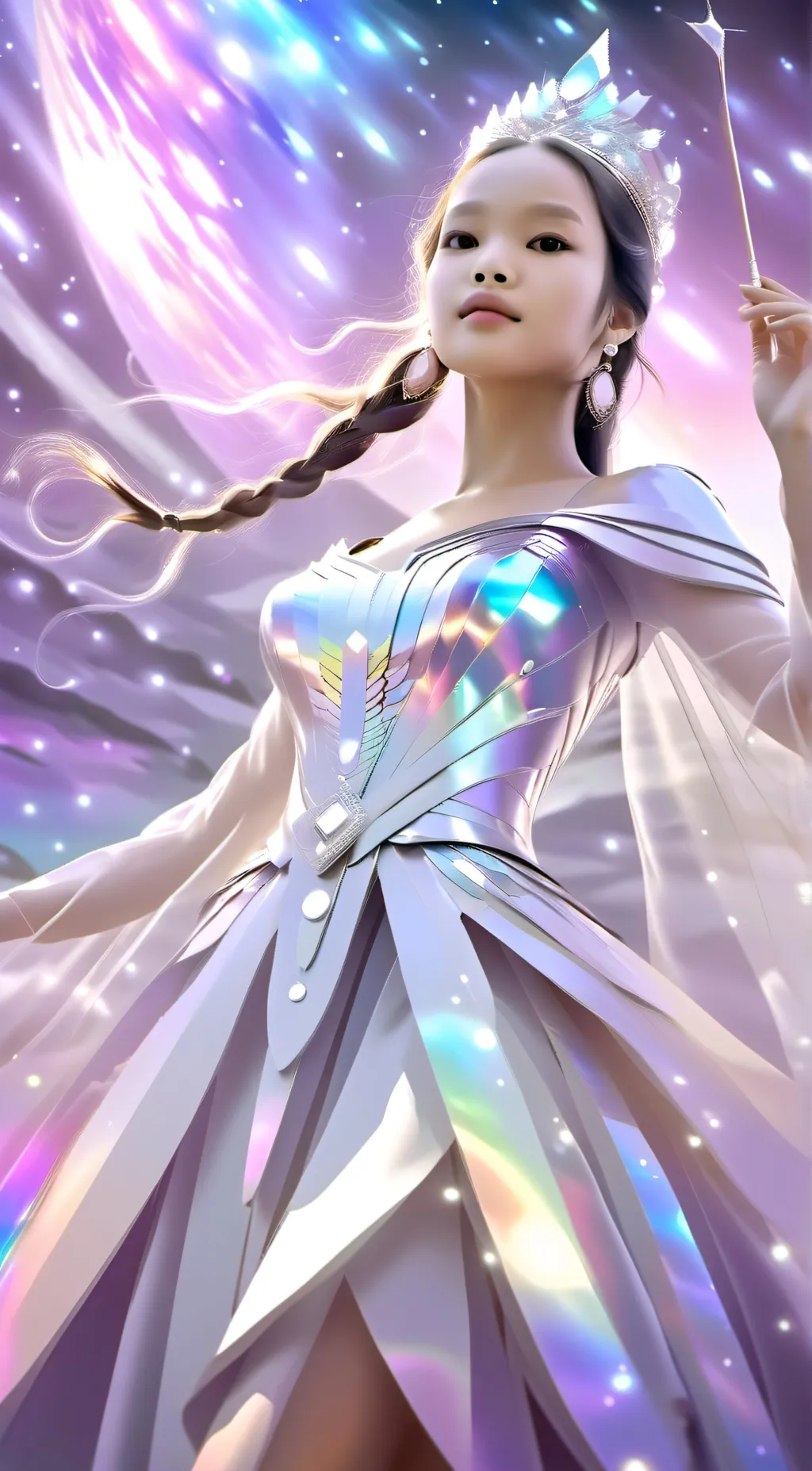 ai character: princess of animal background