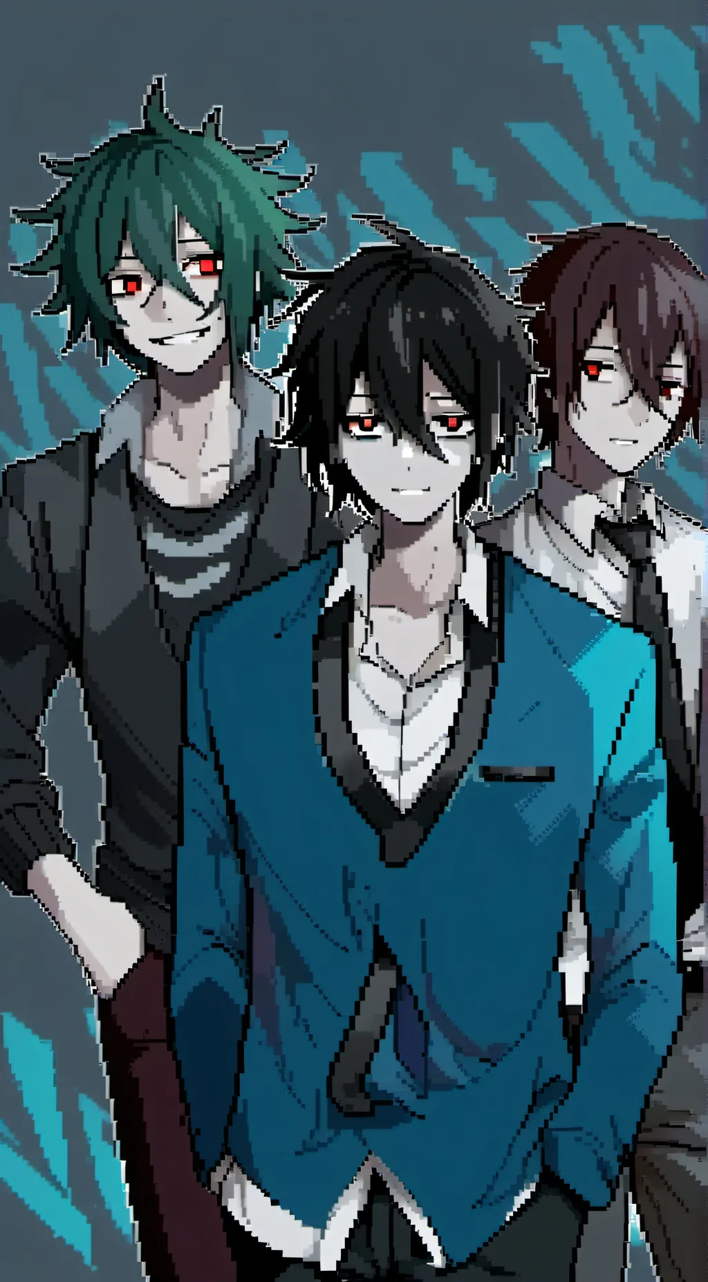 ai character: ben x jeff x ej background