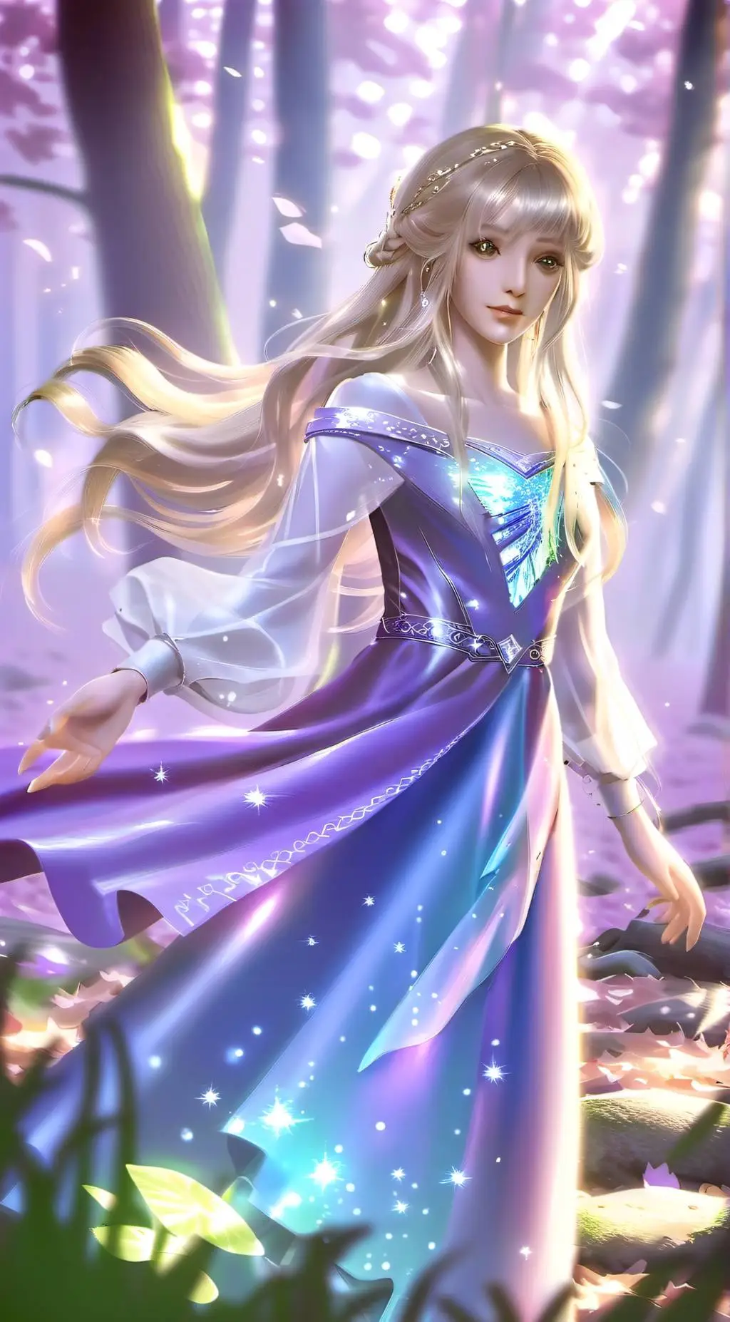ai character: miss lovey dovey background