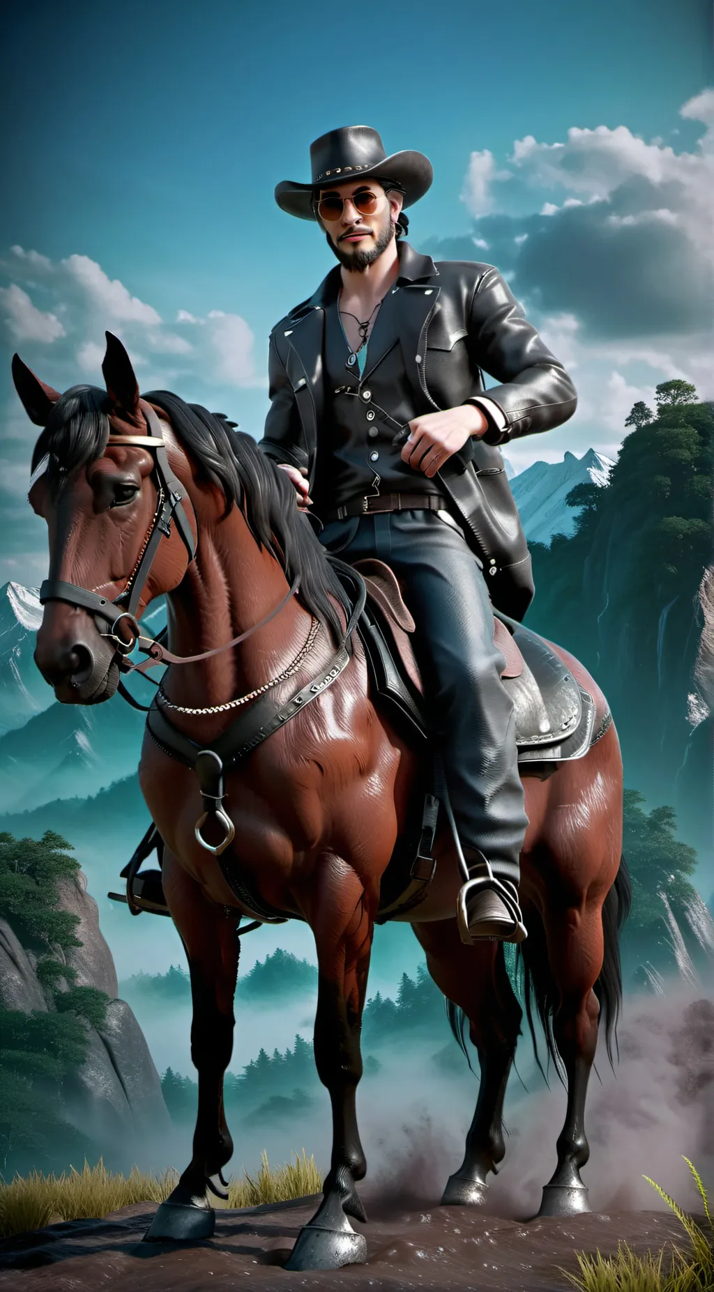 ai character: Rip wheeler  background