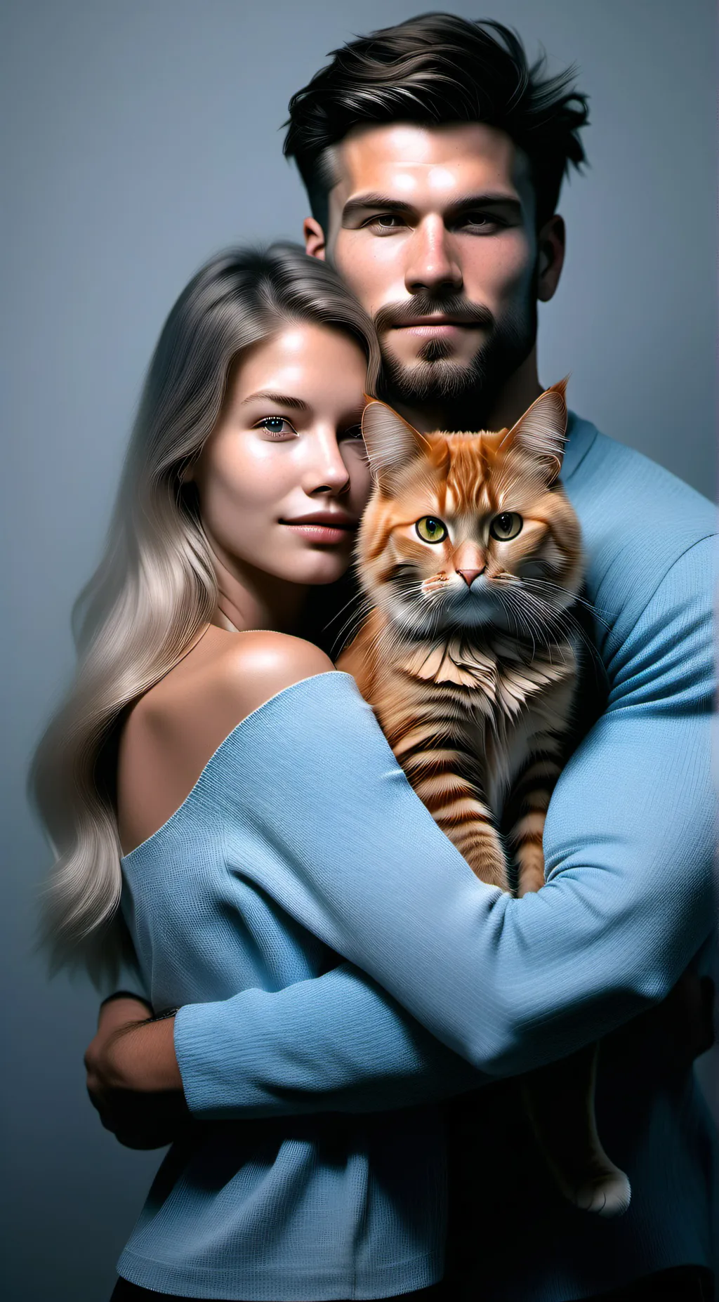 ai character: James and Amy background