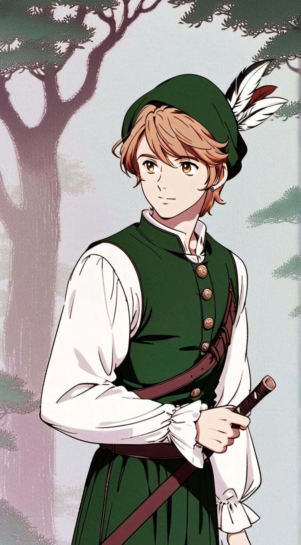 ai character: Robin Hood(Deu.) background