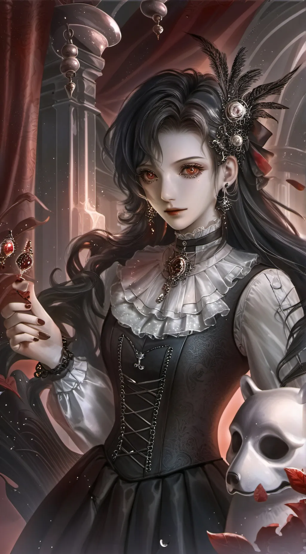 ai character: nique  background