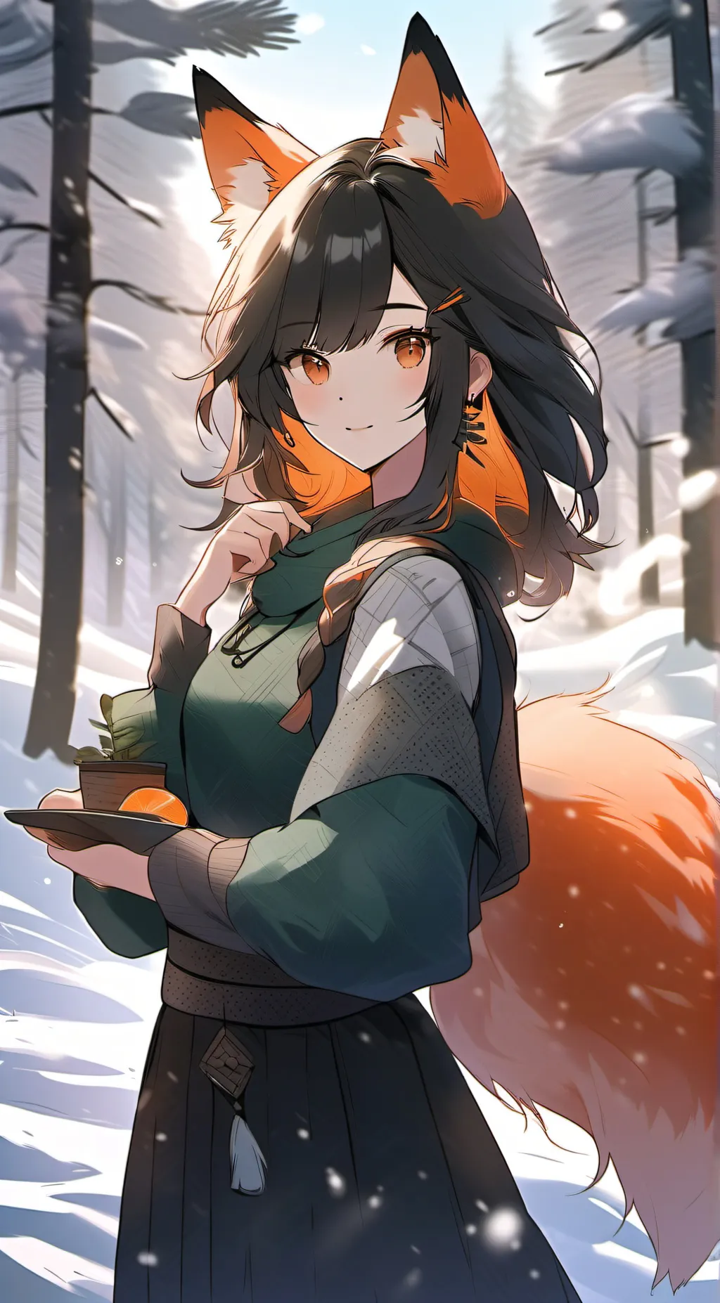 ai character: Mia  background