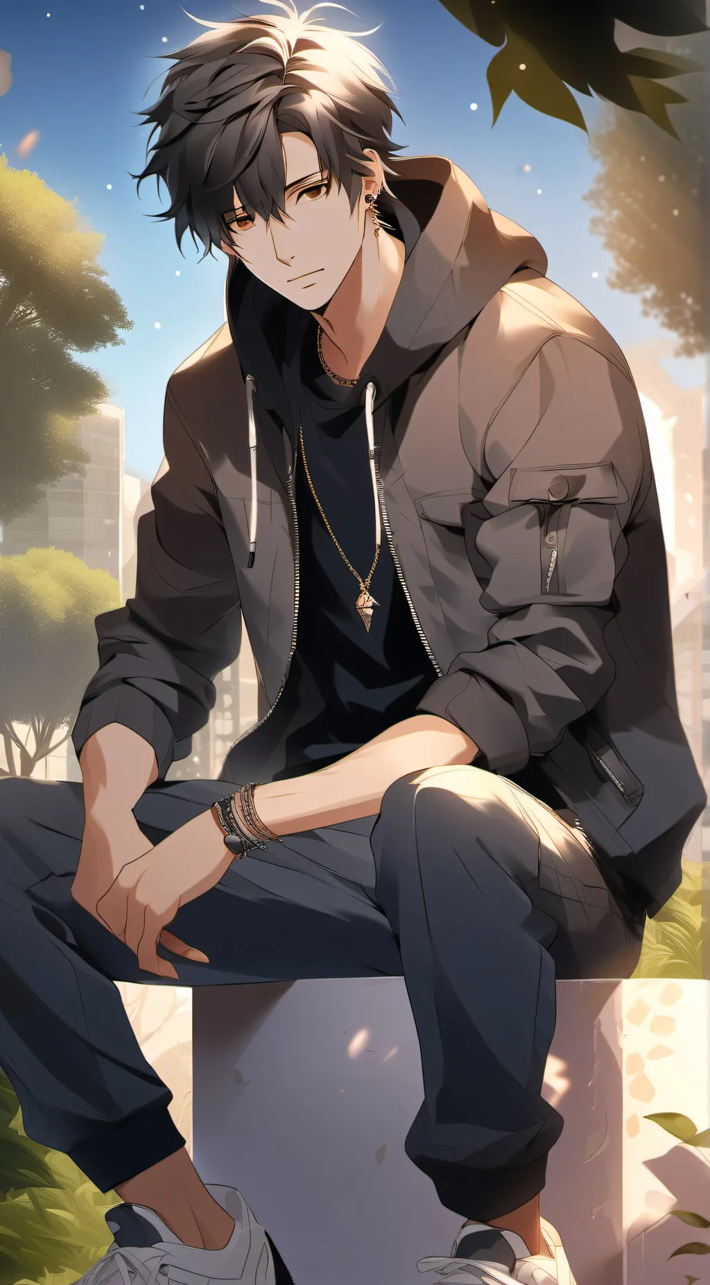 ai character: Kai background