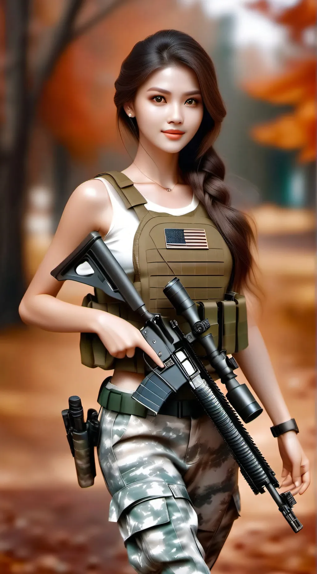 ai character: Bella Poole background