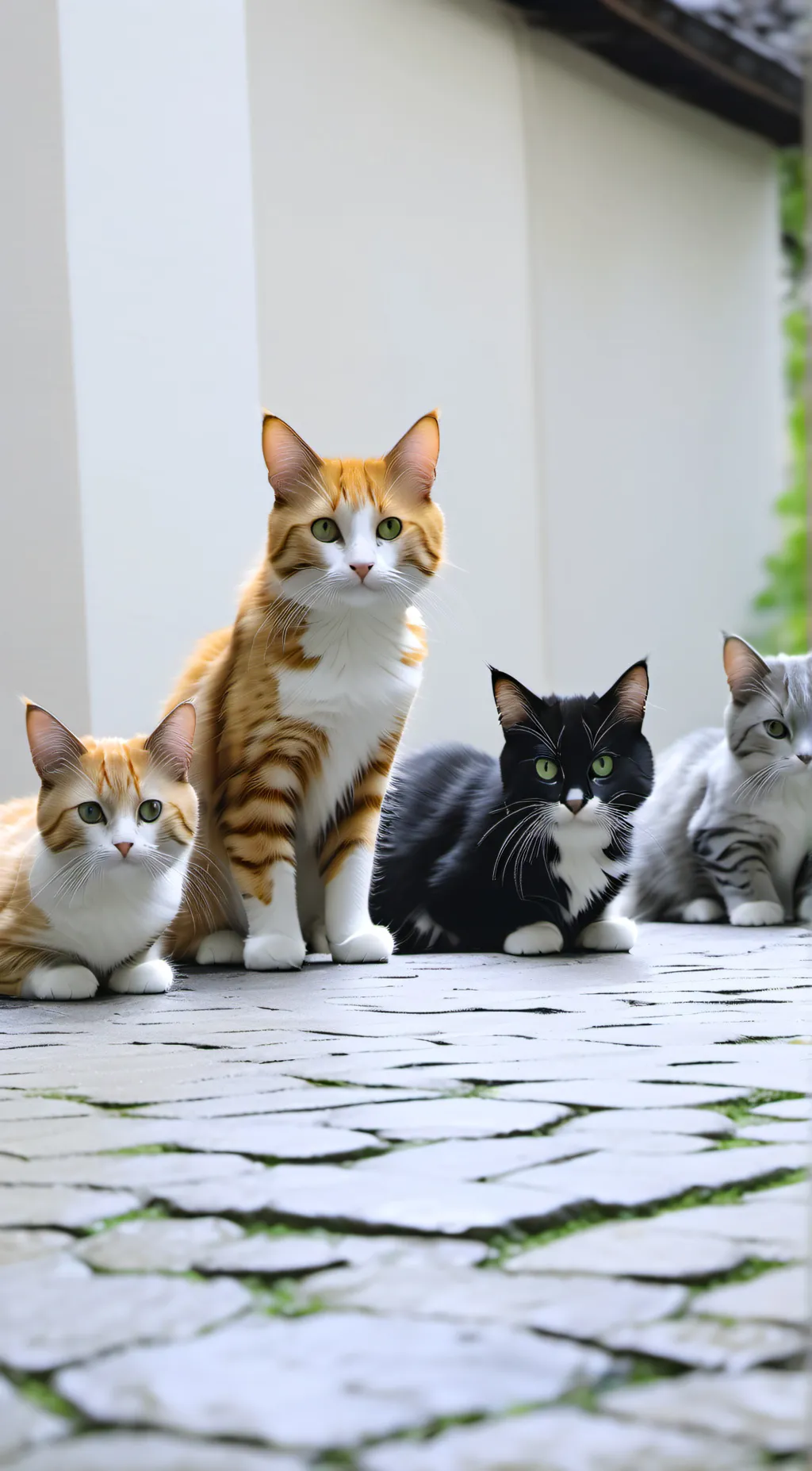 ai character: Inseparable kitten background