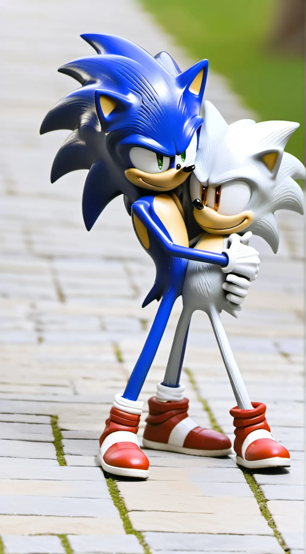 ai character: sonic x shadow  background