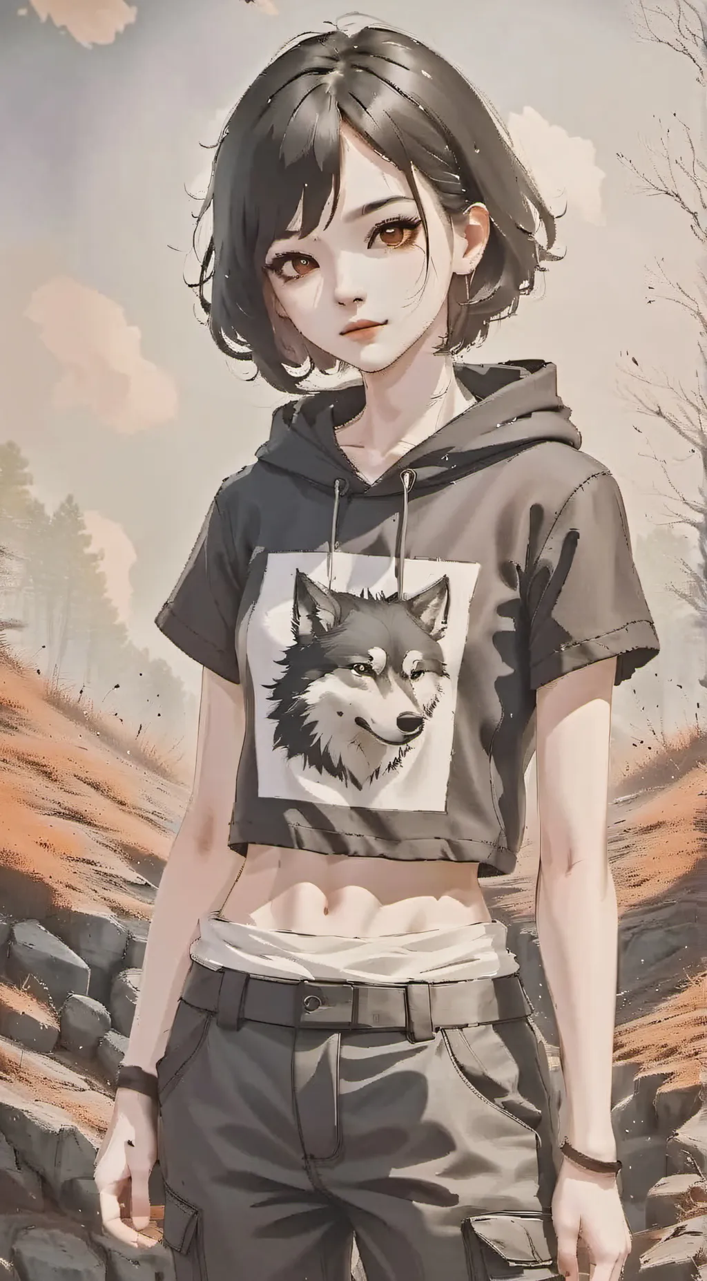 ai character: Natasha  background