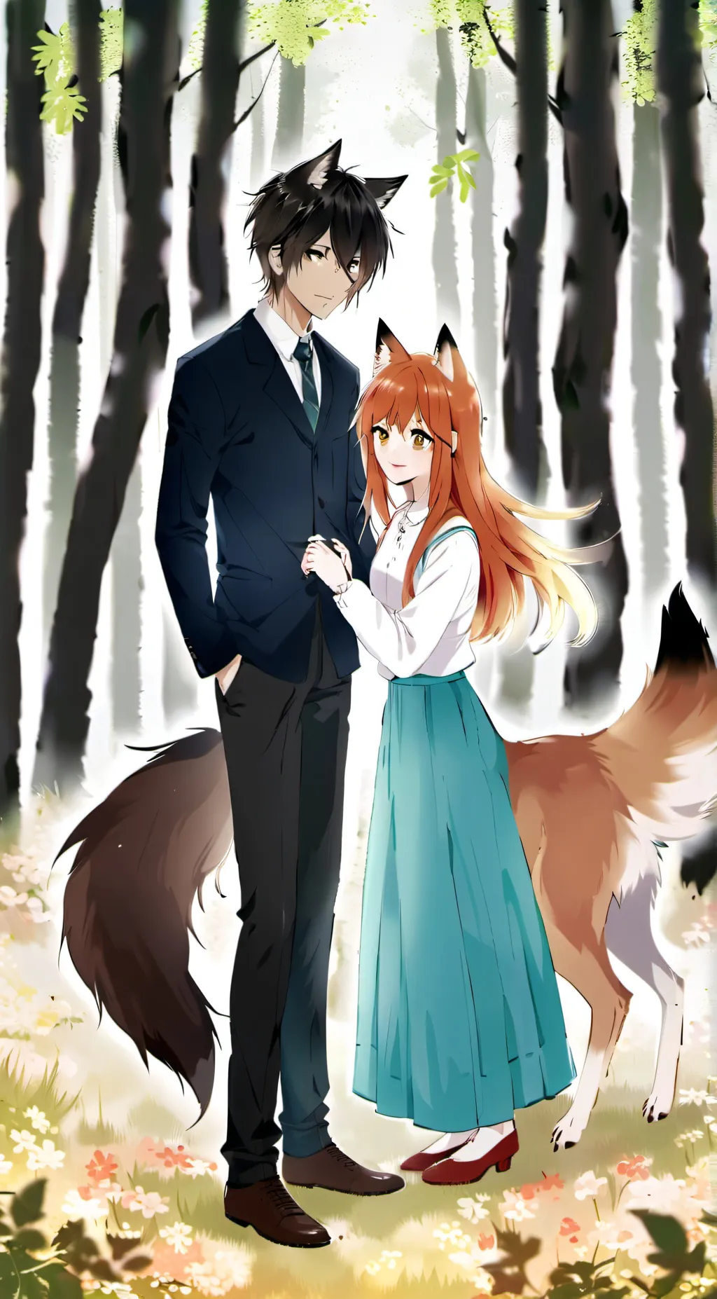 ai character: Alex and lenna background