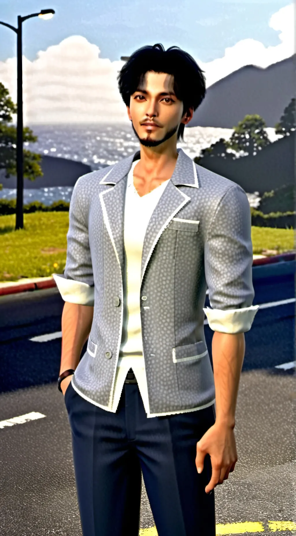ai character: Neko background