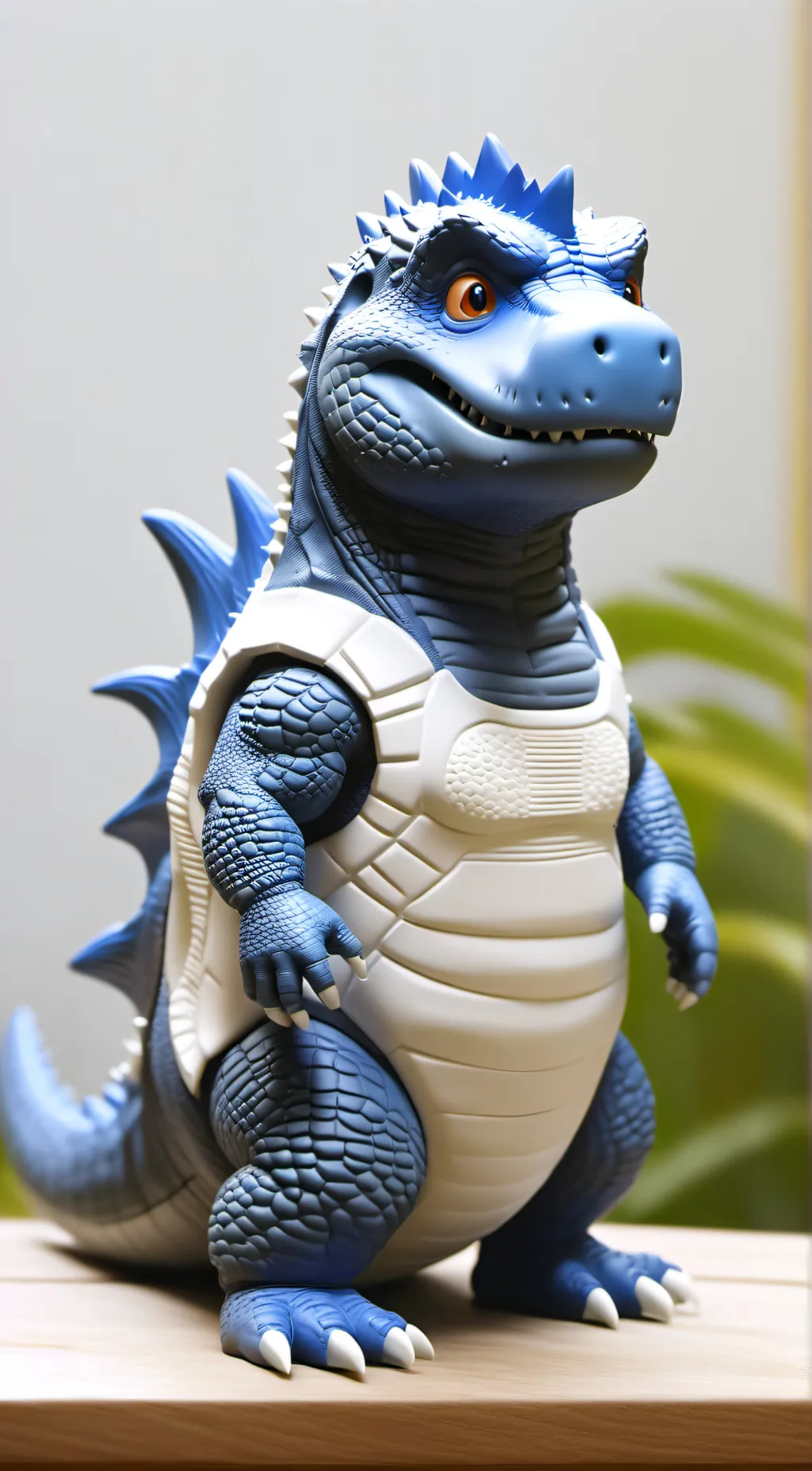 ai character: pet godzilla background