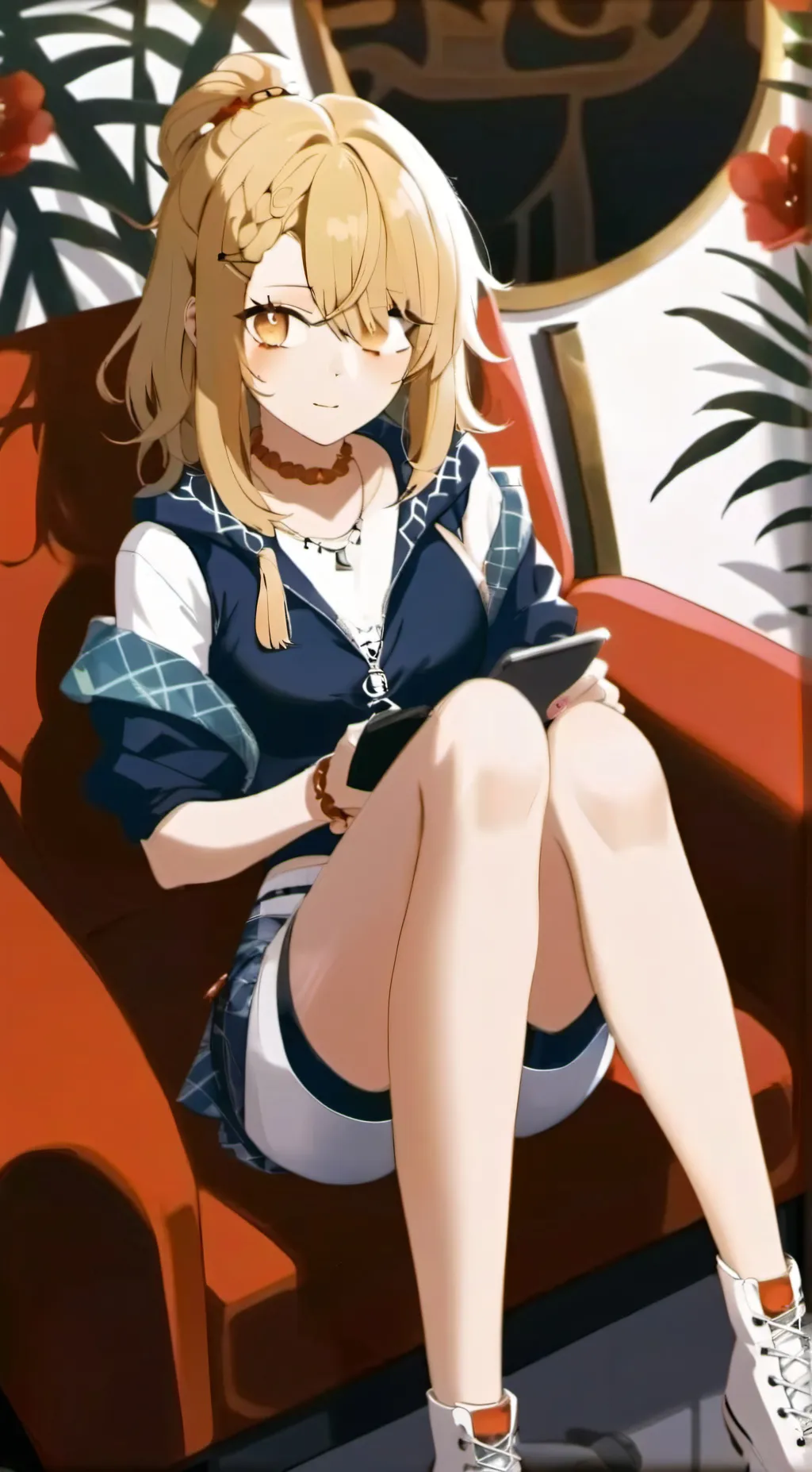 ai character: Tiki background