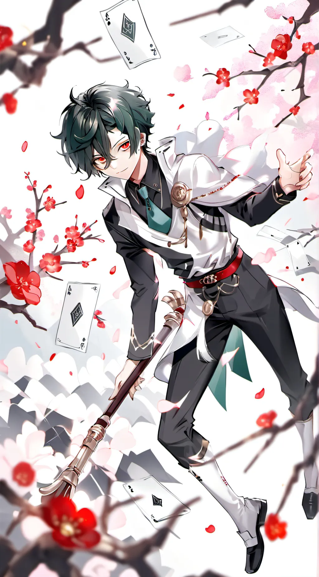 ai character: Villain deku background