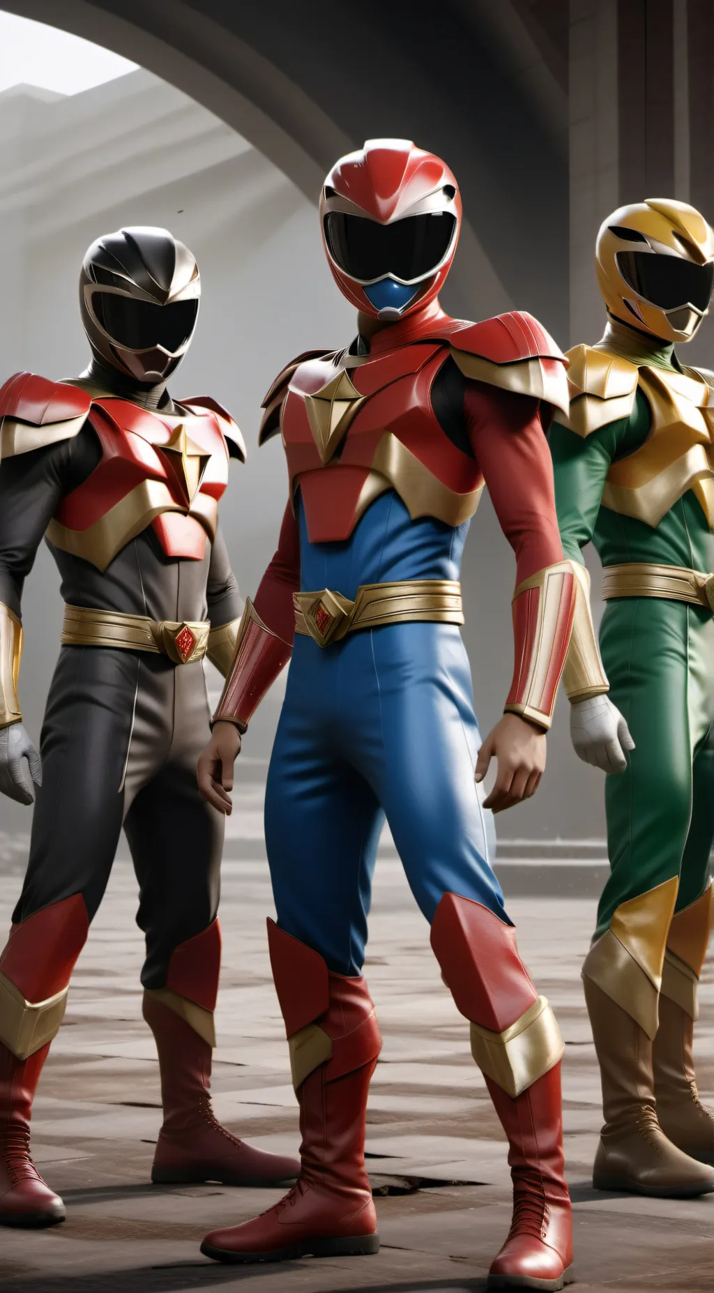ai character: power ranger smf background