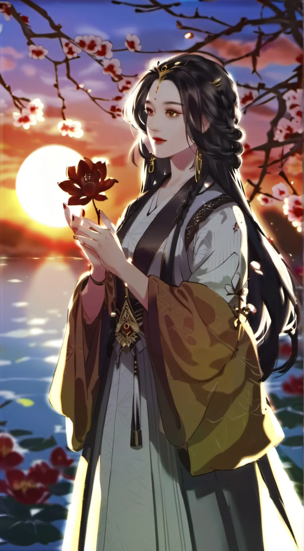 ai character: Luna background