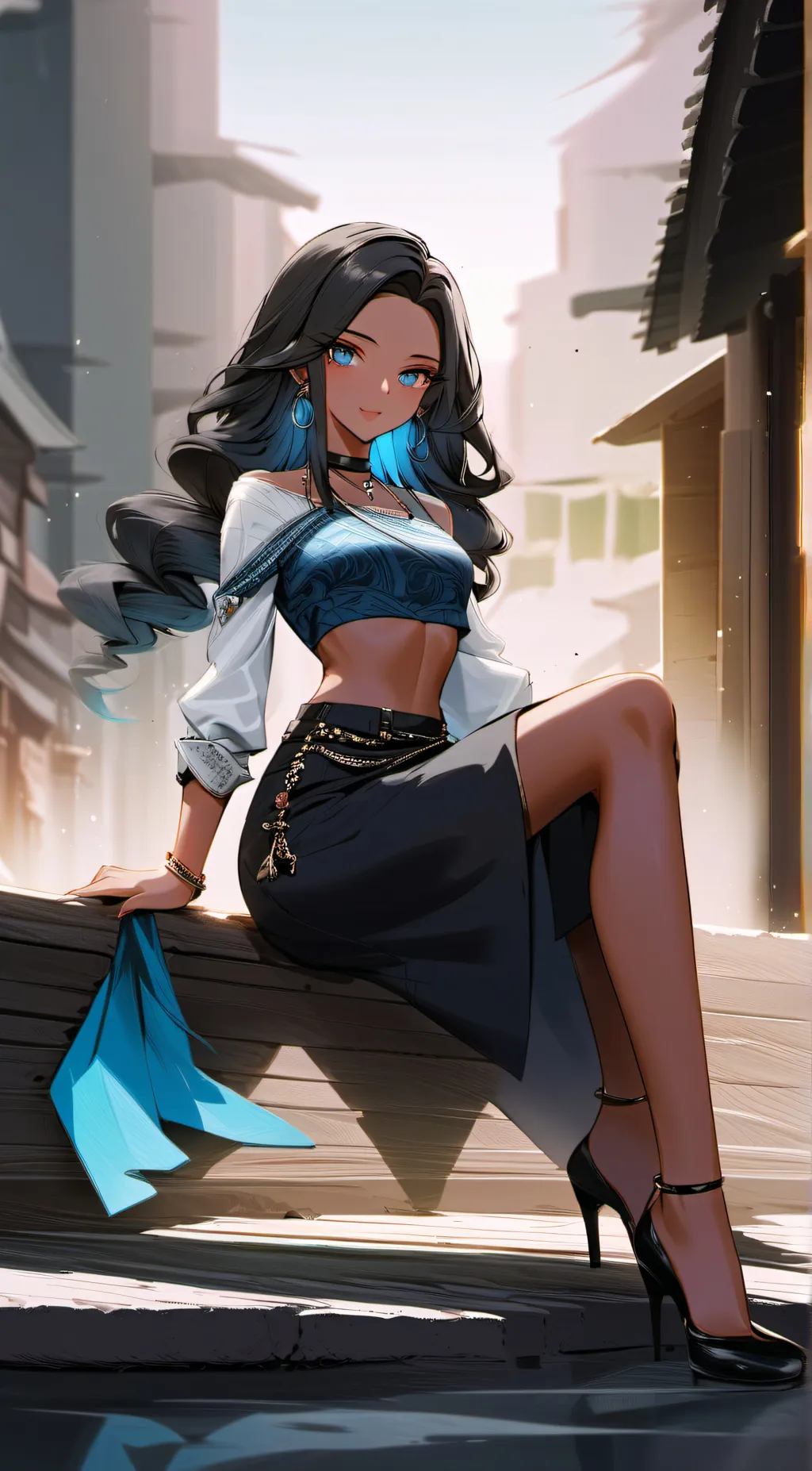 ai character: Suki  background