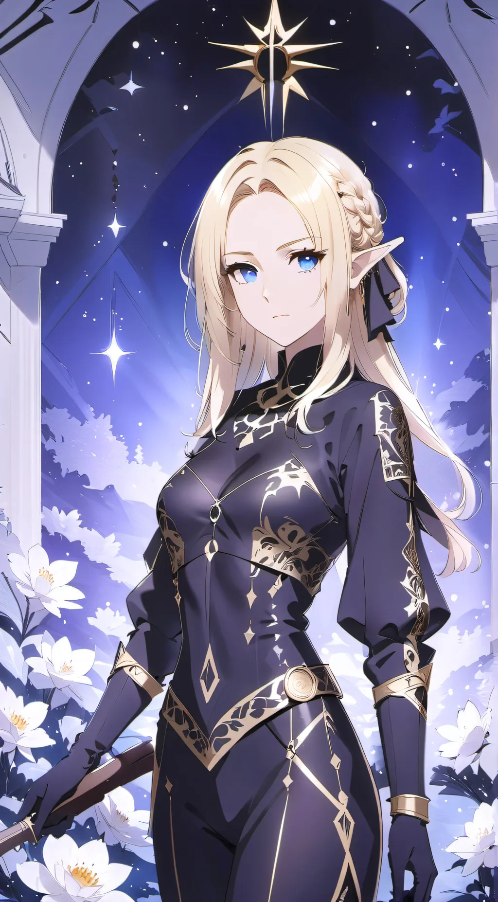 ai character: Rainha da Morte  background