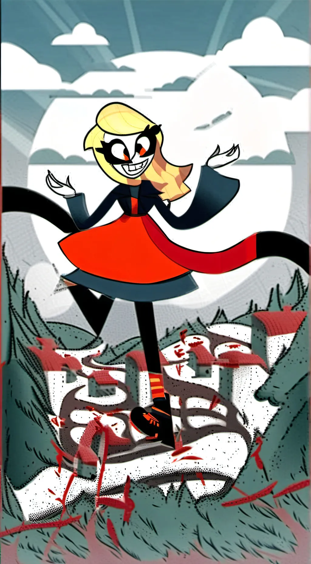 ai character: Hazbin background