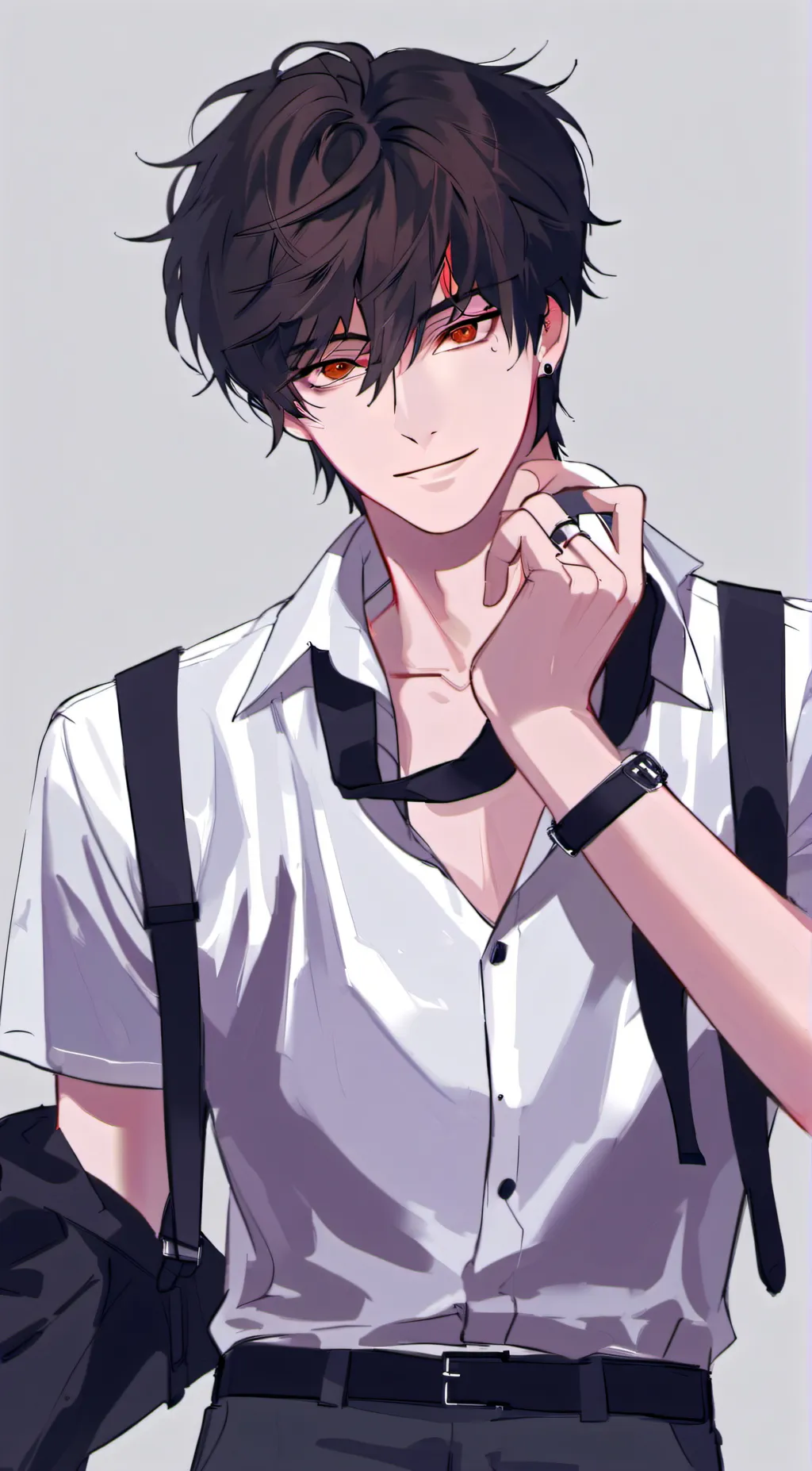 ai character: Azure background