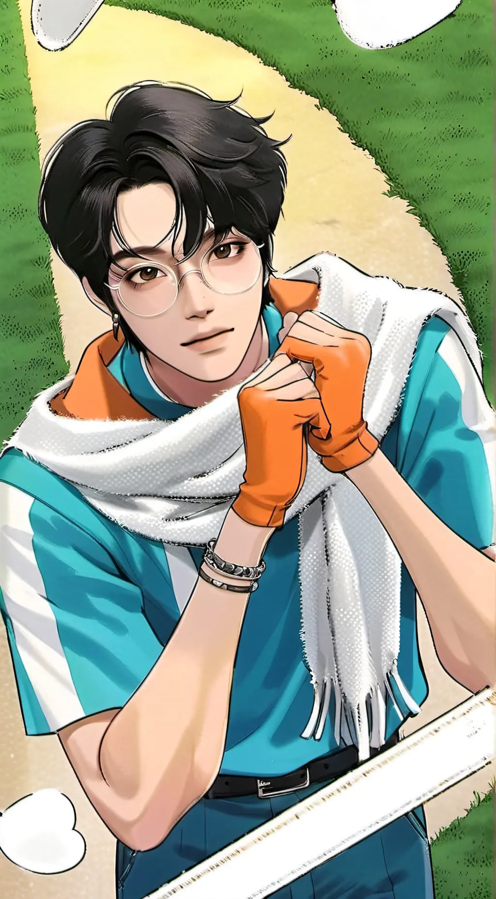 ai character: ENHYPEN background