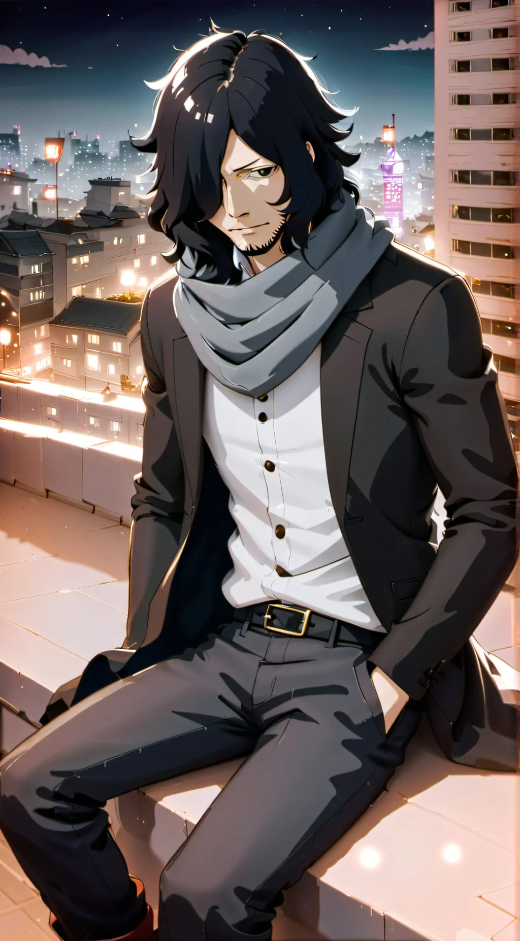 ai character: Shouta Aizawa background