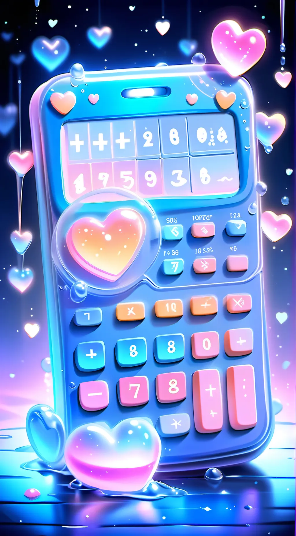 ai character: Lovey dovey  background