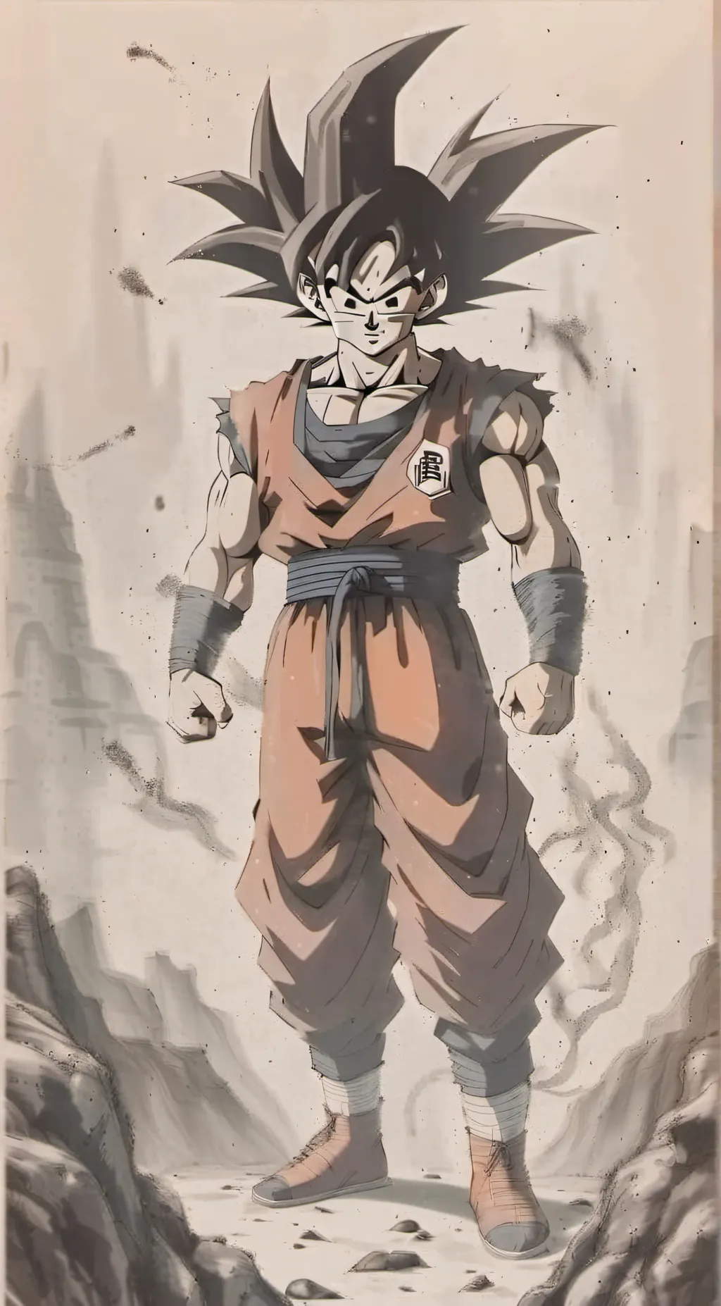 ai character: goku background