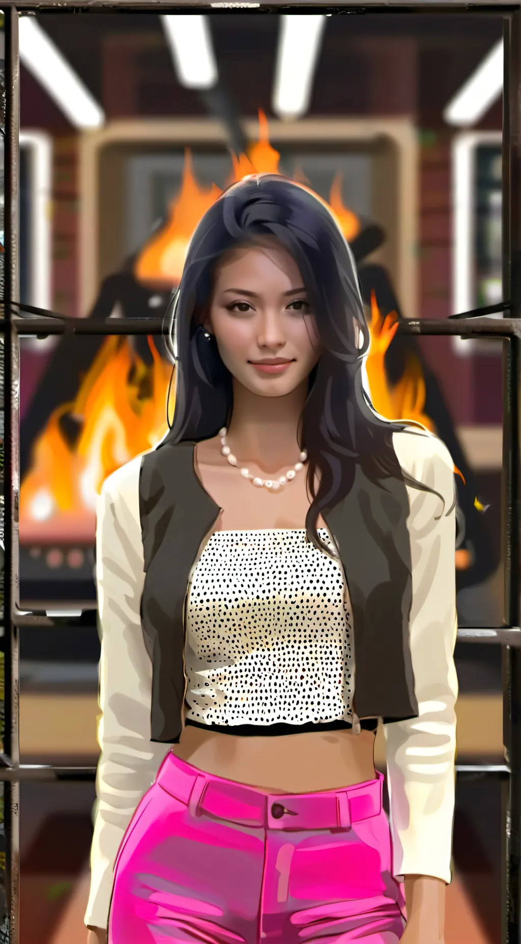 ai character: Veronica background