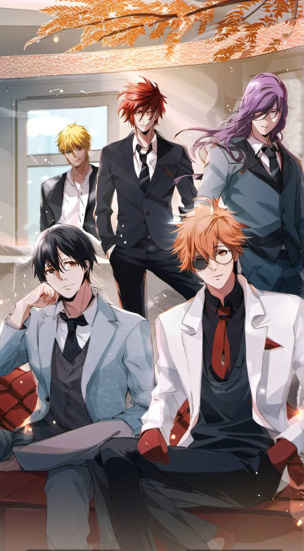 ai character: vampire dormitory background