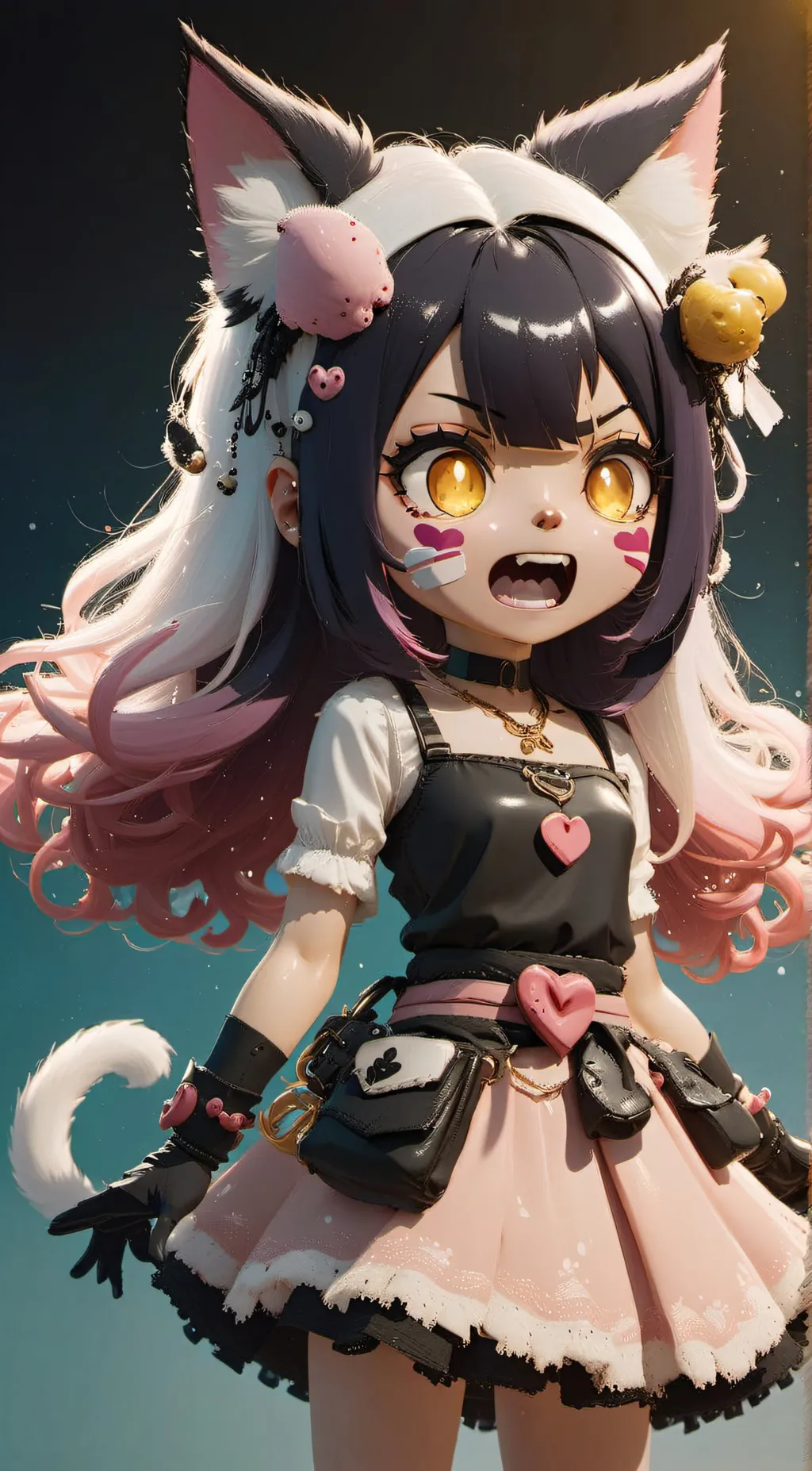 ai character: princess shark background