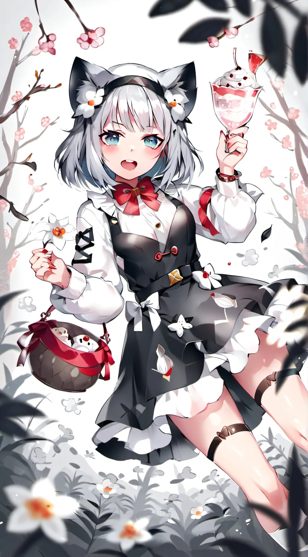 ai character: oh hello background