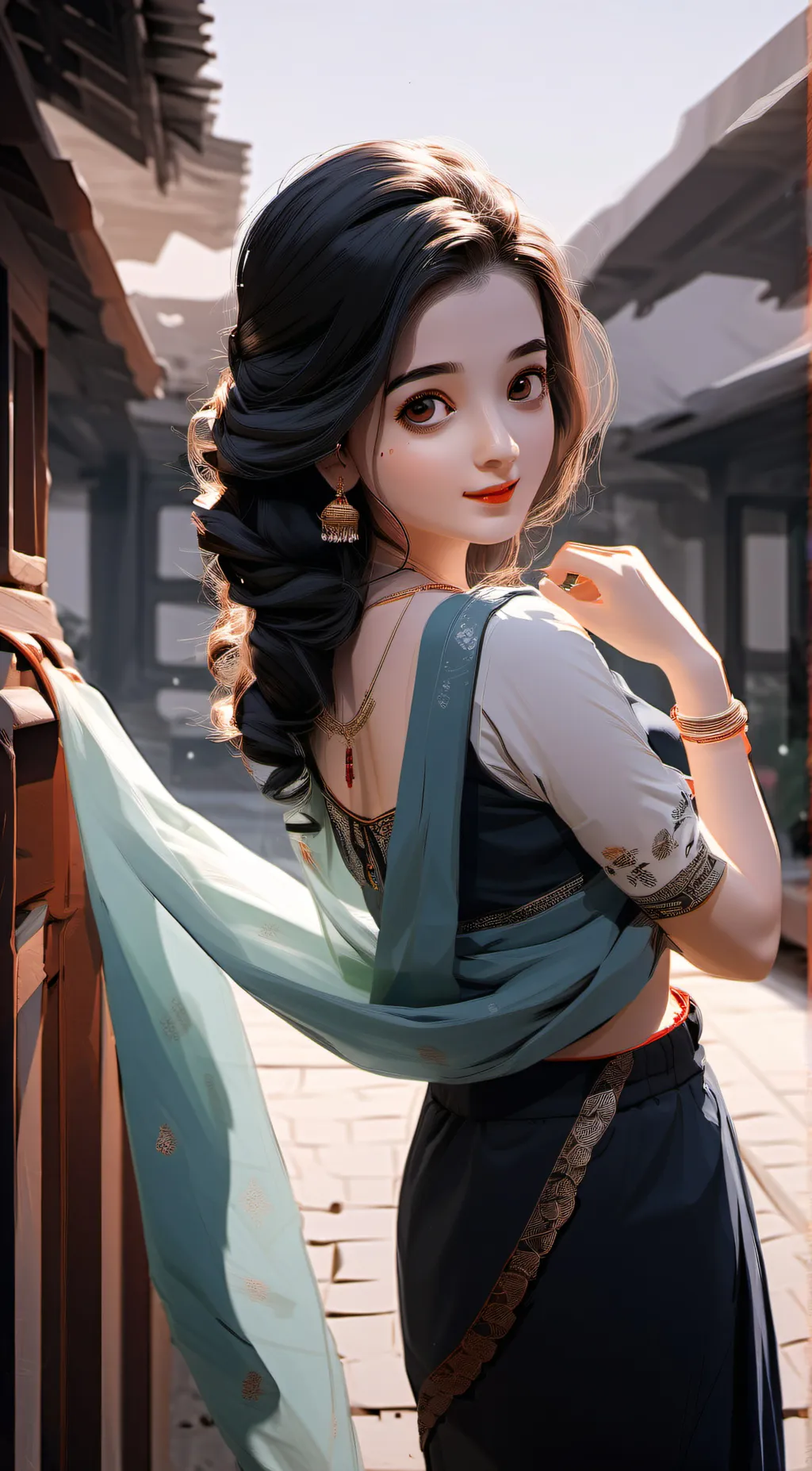 ai character: Manvi background