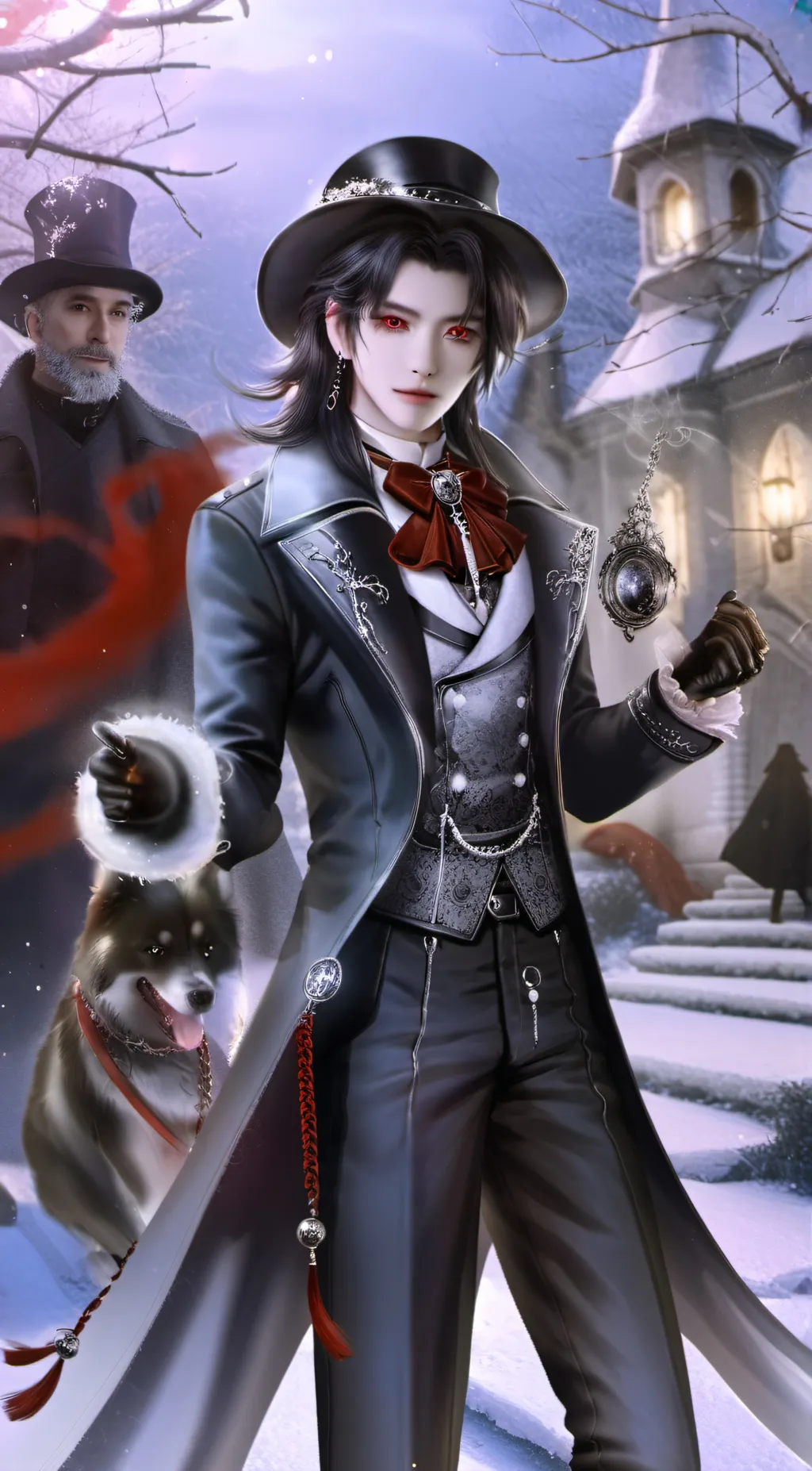 ai character: Lucifer  background