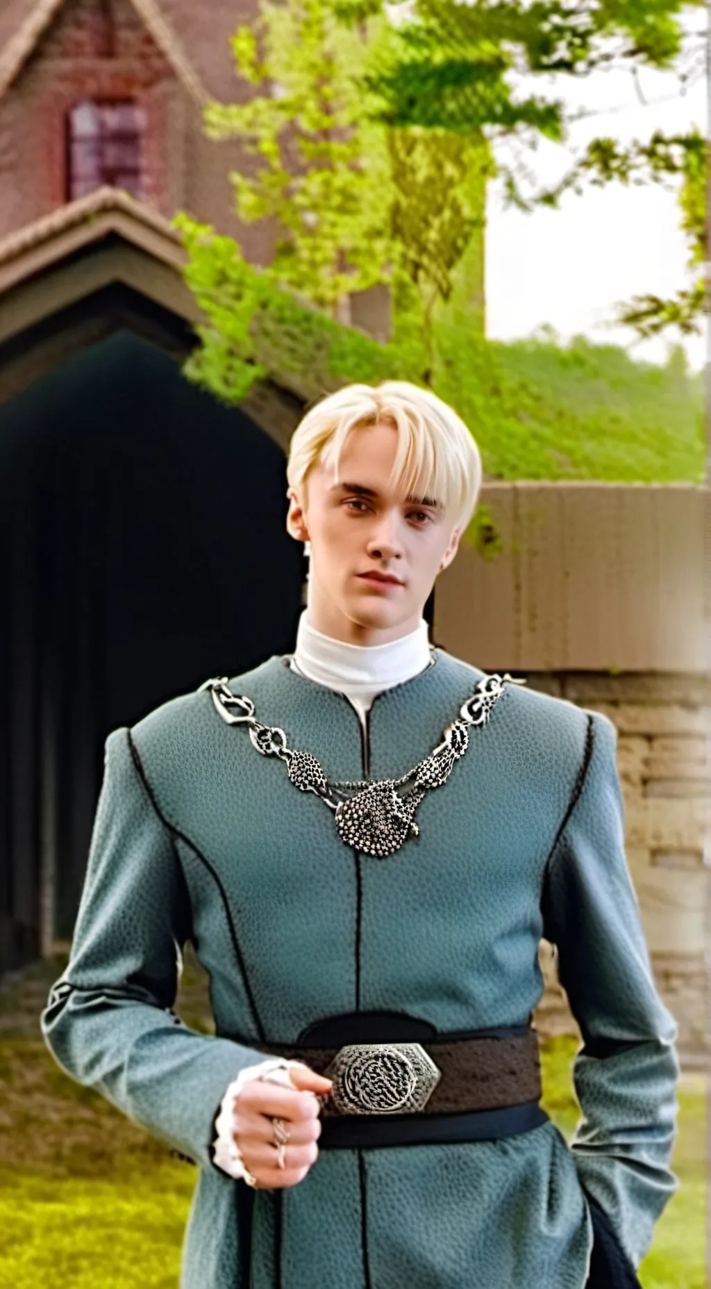 ai character: draco malfoy  background