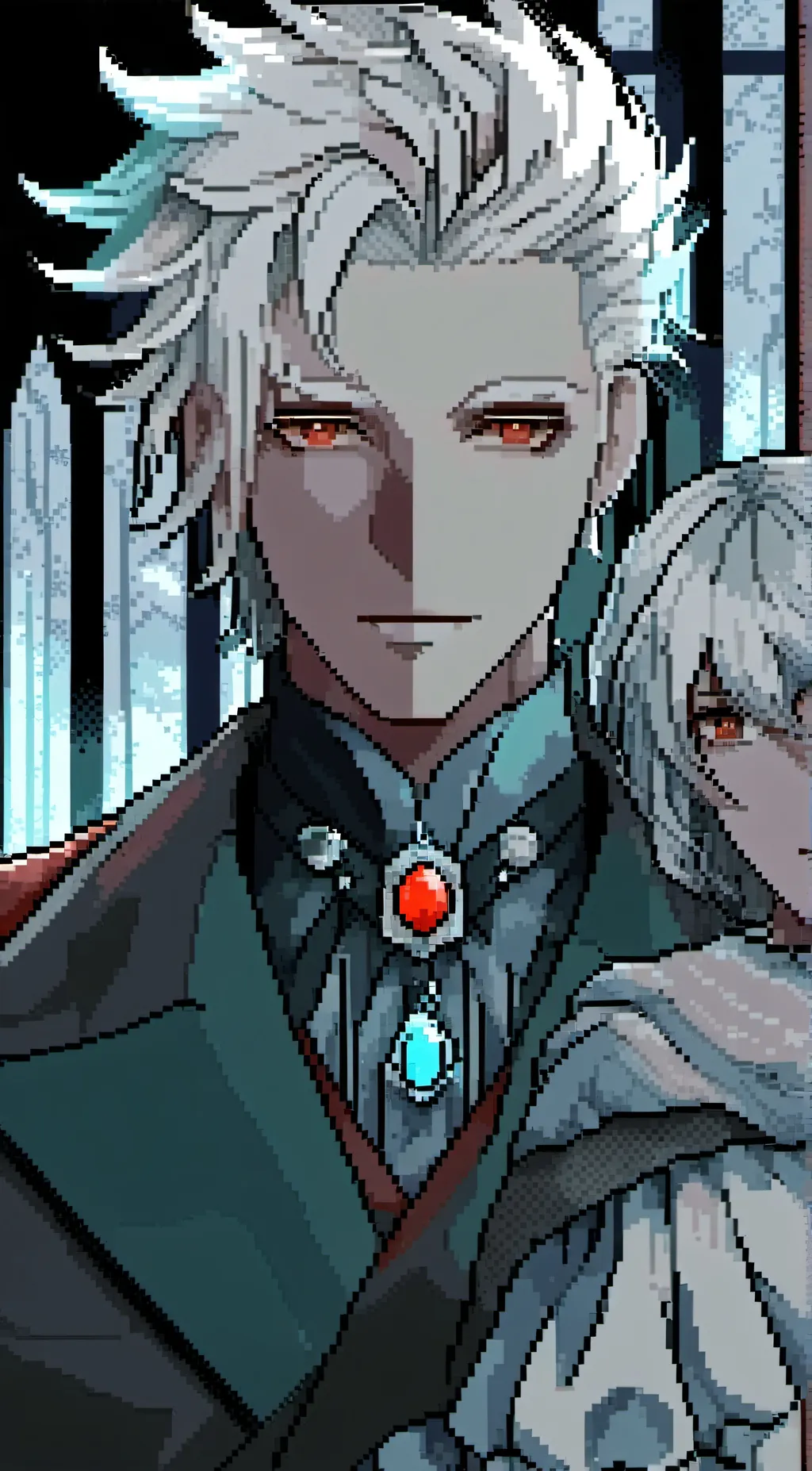 ai character: Zian and max  background