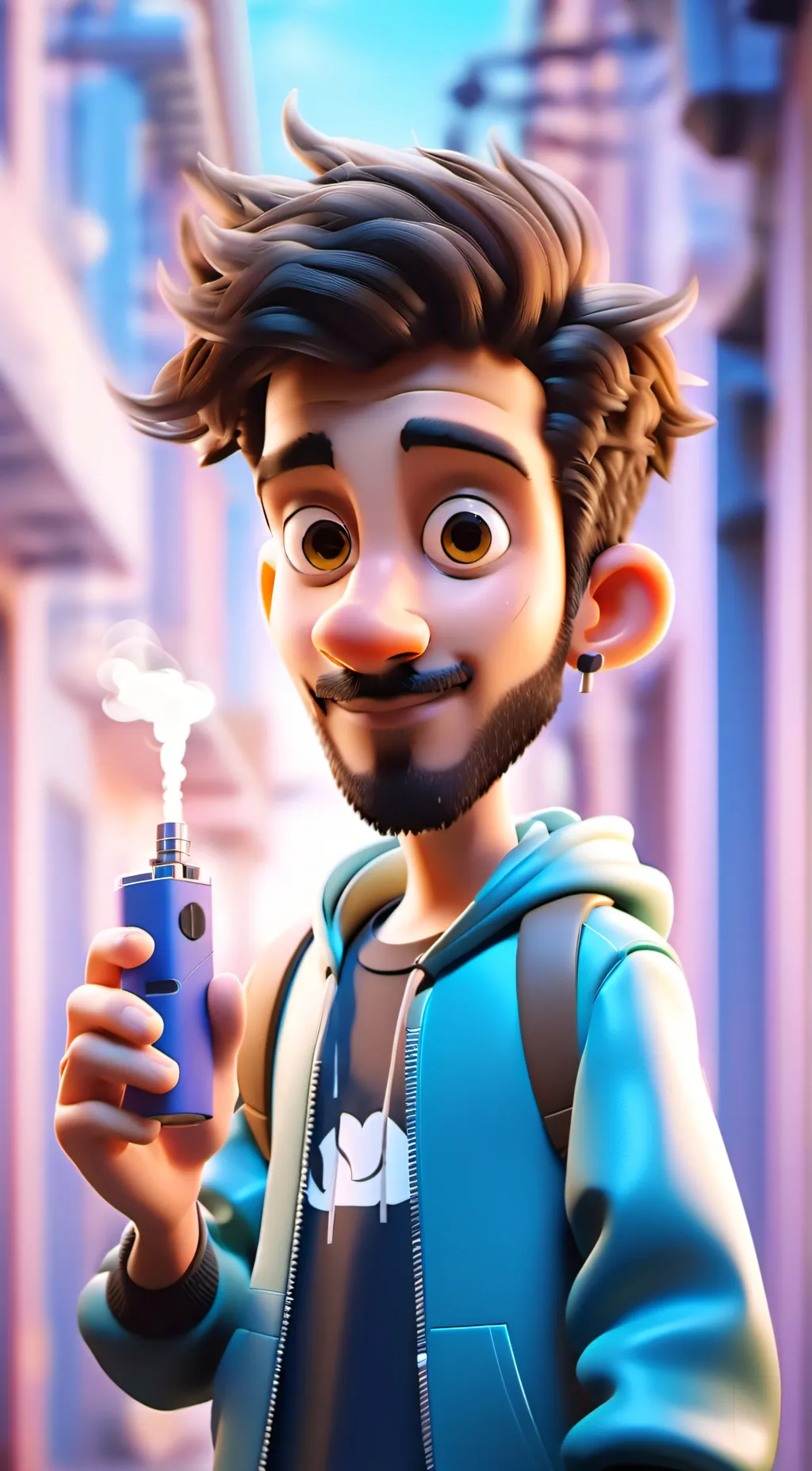 ai character: Ben Dover background