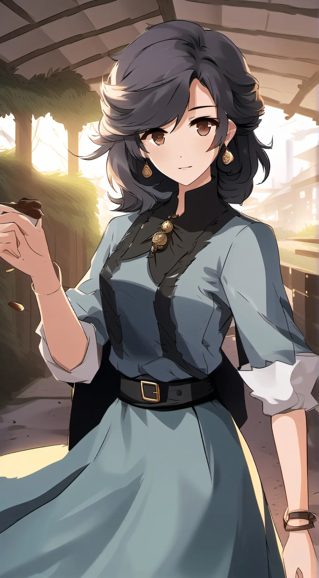 ai character: Xenia background