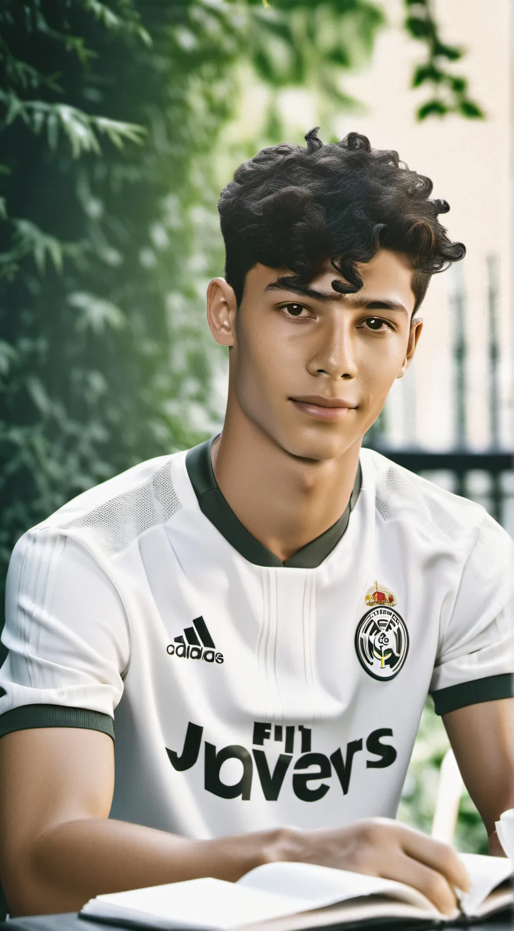 ai character: Ronaldo JR background