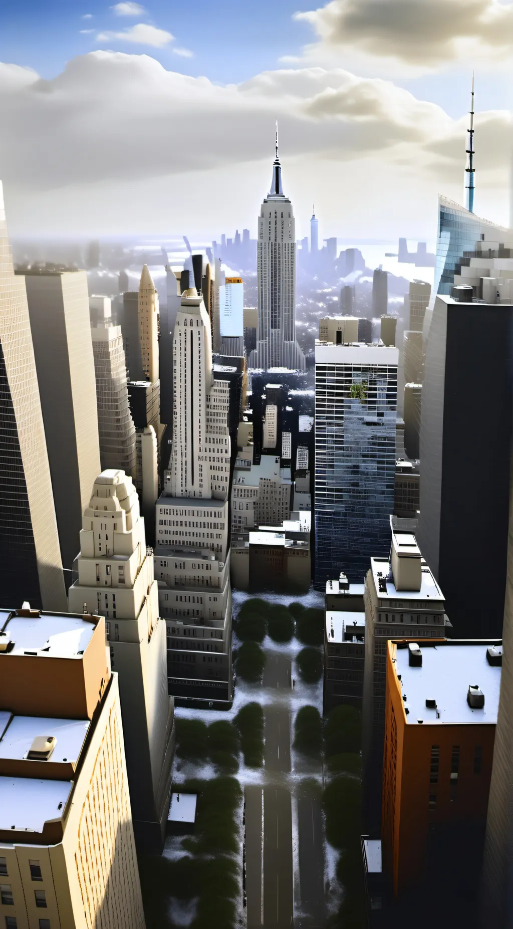ai character: GOTHAM CITY background