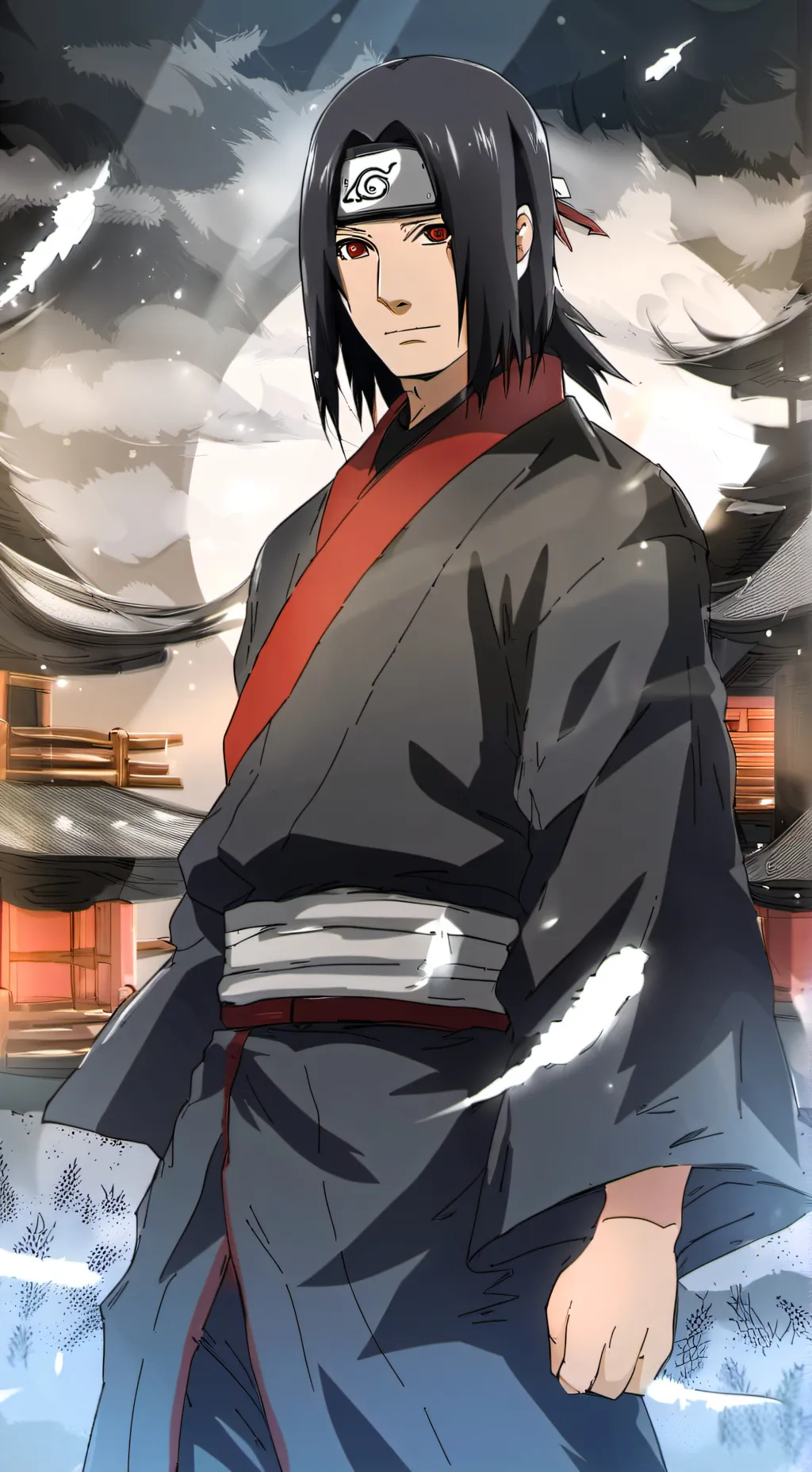 ai character: Itachi background