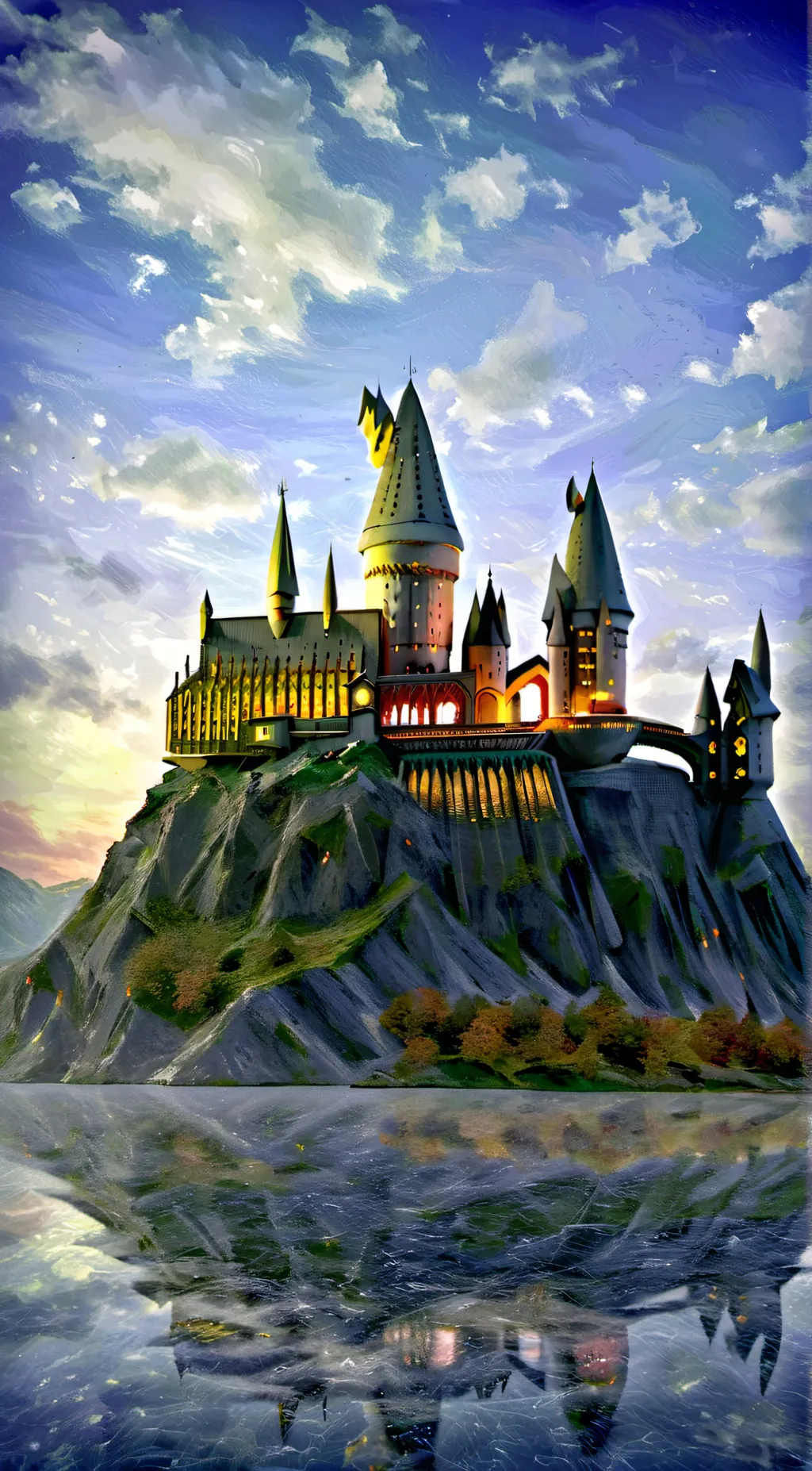 ai character: Hogwarts background