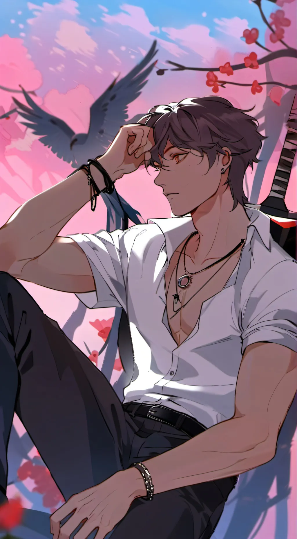 ai character: ANGELINI(Gabriele) background