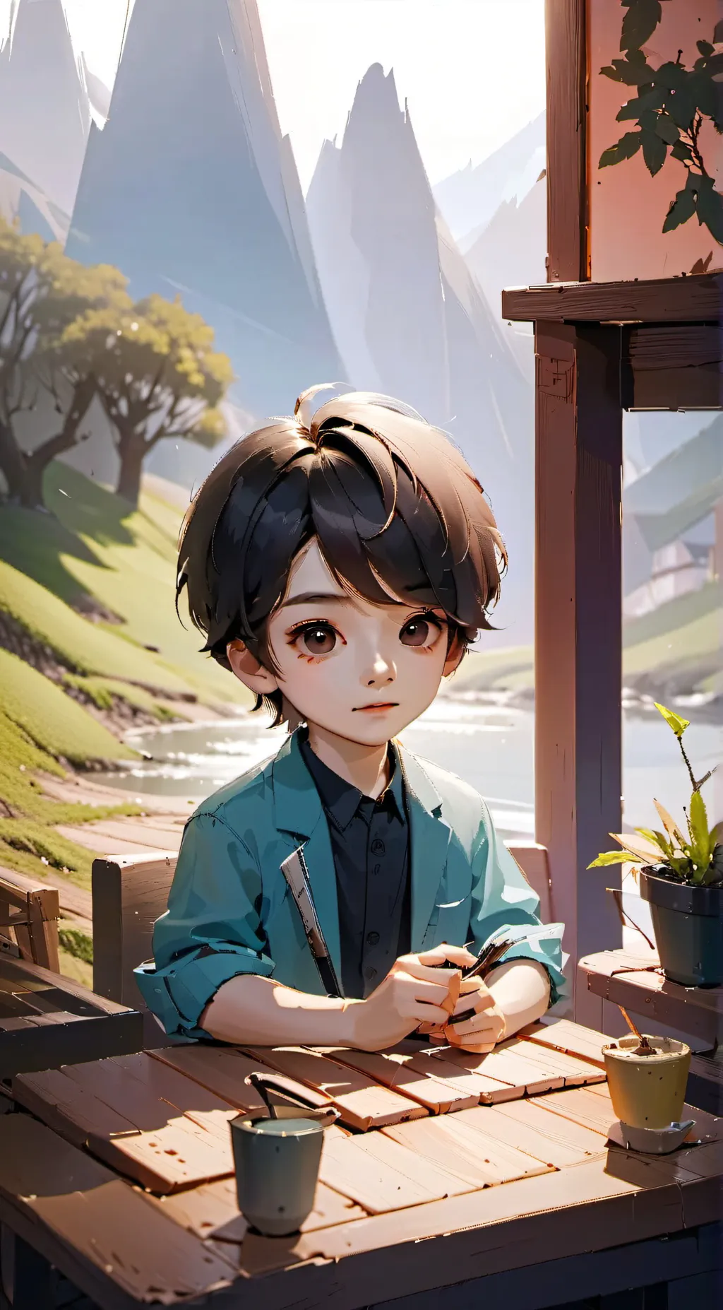 ai character: Jake  background