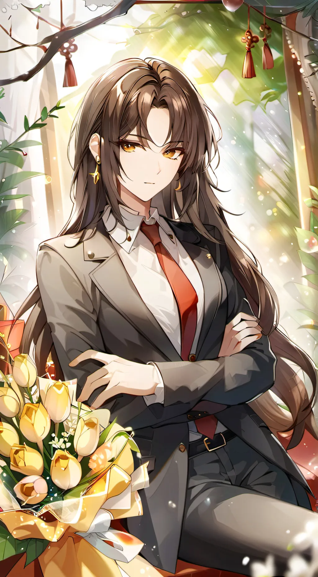 ai character: Naima. background