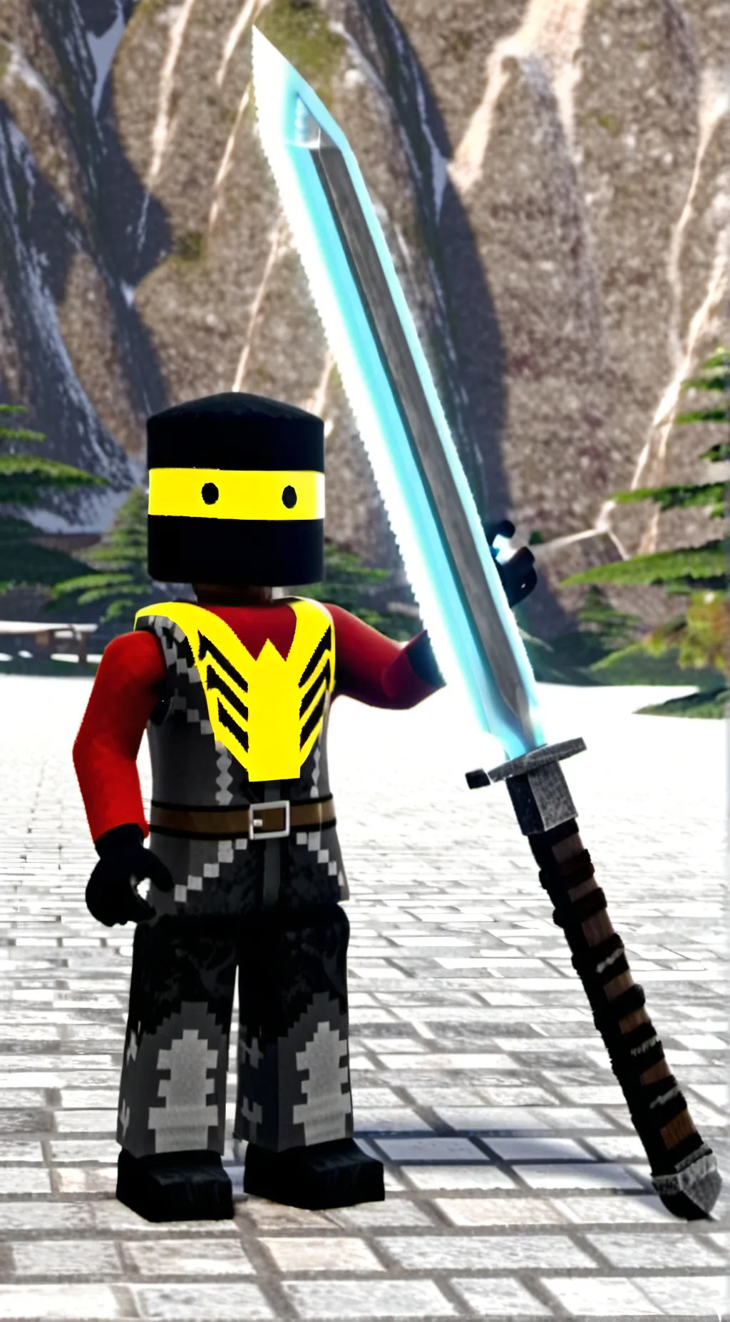 ai character: Roblox Story (🗿) background